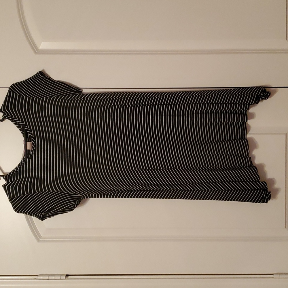 Black and White Stripe Dress